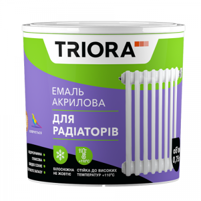 Эмаль для радиаторов Triora 0,75л