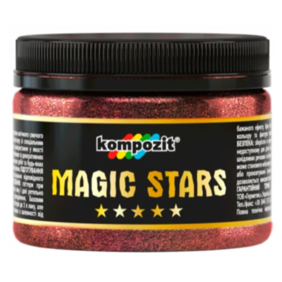 Гліттер Kompozit Magic Stars рубін 60г - фото 1