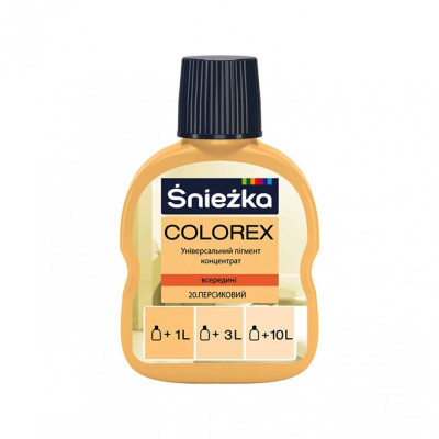Краска Colorex 20 персиковый 100мл