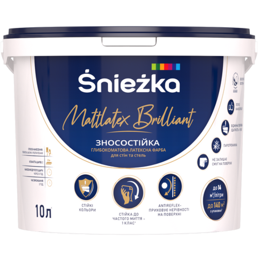Фарба Sniezka Mattlatex Brilliant 13,7кг - фото 1