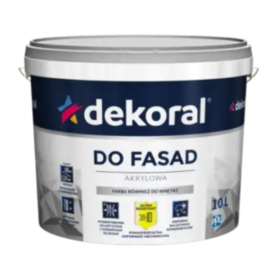 Краска фасадная Decoral акриловая 10л