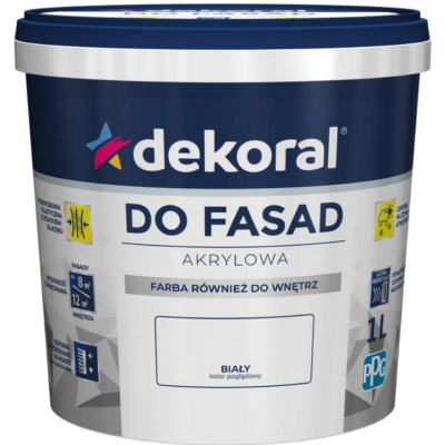 Краска фасадная Decoral акриловая 1л