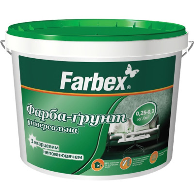 Краска-грунт ТМ Farbex универсальная 4,2 кг