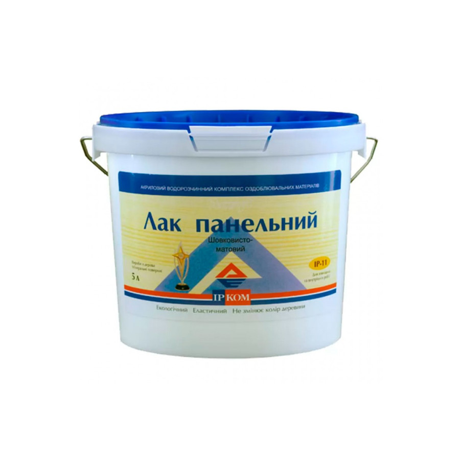 Лак панельный Ирком 11 матовый шелк 3л - фото 1