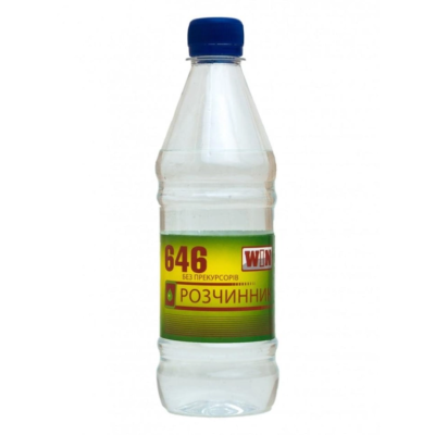 Растворитель 646 WIN БП пет 0,8л (0,51кг)