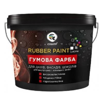 Краска резиновая Спектр акриловая Ral 7046 серая 3,5 кг