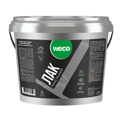 Лак панельный WECO (глянец), 3л