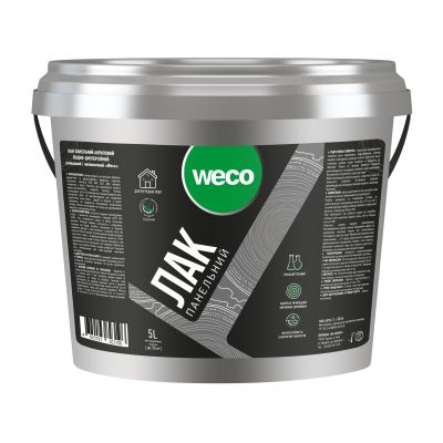 Лак панельный WECO (глянец), 5л