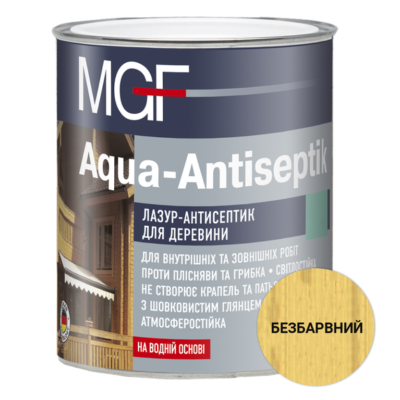 Пропитка для дерева MGF Aqua-Antiseptik бесцветная 0,75л
