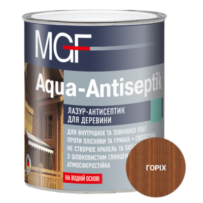 Пропитка для дерева MGF Aqua-Antiseptik орех 0,75л