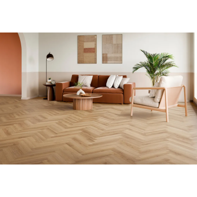 Ламинат HERRINGBONE WAVE K2207 Knotty Caramel 8мм. 32кл. (504*84*24шт 1,020м2) Елка