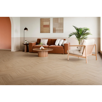 Ламинат HERRINGBONE WAVE K2707 Flowery Peanut 8мм. 32кл. (504*84*24шт 1,020м2) Елка
