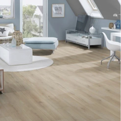 Ламинированные полы K653 Дуб Экрю Кантал MW 1click2go pure plus 1288x195x8