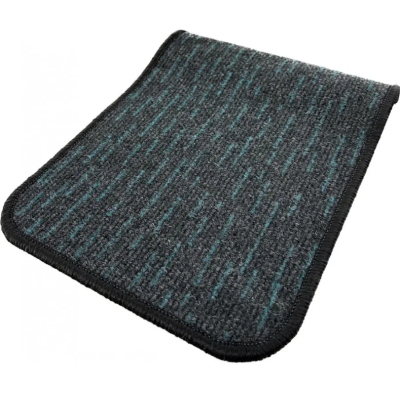 Ковролин "My Room" Ligna Черный, синие полоски (17.710.2195) 2м, 4м