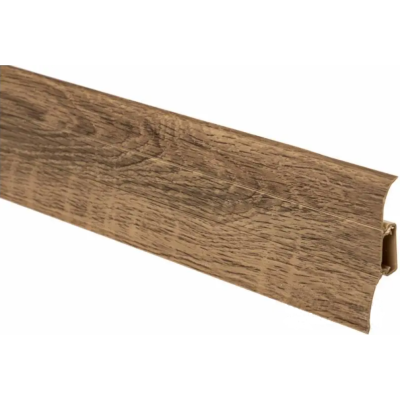 Плинтус ТИС с резинкой Тик Акация серая (2,5) 89