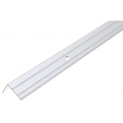 Профиль ламинированный полукруглый П 3 40 мм 0,9м (серебро)