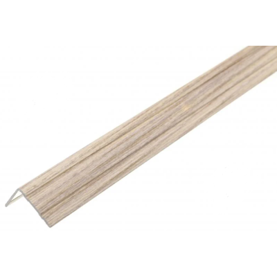 Профиль ламинированный угловой П 3 25х20 мм 0,9м (дуб серый)