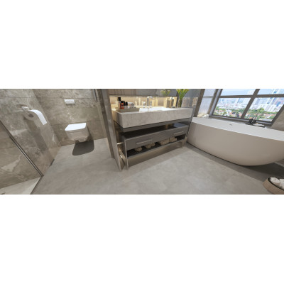 Виниловый пол с интегр. подкл. ST-803 APRO Stone 4+1/31 Concrete Grey 610*305мм (1,6745м2)