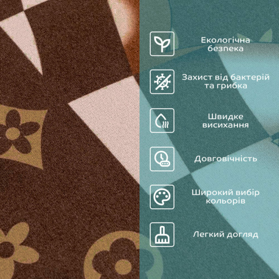 Вологопоглинаючий коврик 38*58см*3мм SW-00001564 - фото 4