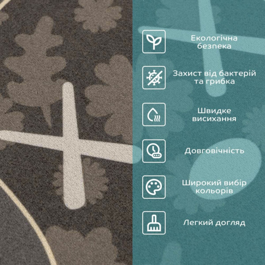 Вологопоглинаючий коврик 38*58см*3мм SW-00001568 - фото 4