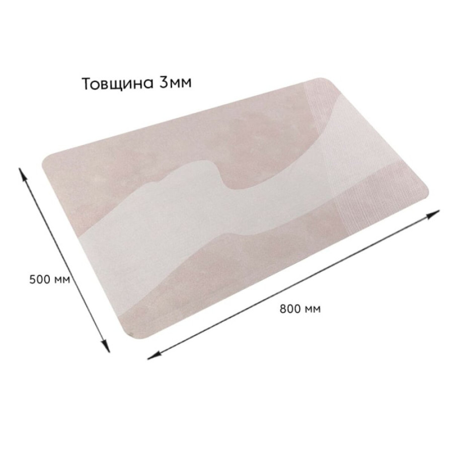 Вологопоглинаючий коврик 50*80см*3мм SW-00001886 - фото 3