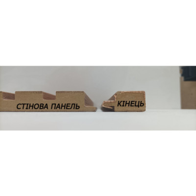 Окончание к стеновой панели PR03771 397-А Дуб Натуральный (18*35*2800)