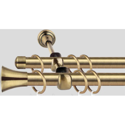 Карниз "Cardinal" D19/16 раздвижной 1.6-3.1м антик колозео двойной