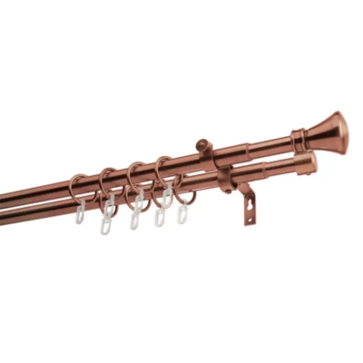 Карниз раздвижной "Cardinal" 1,6-3,1м медь античная колозео 2