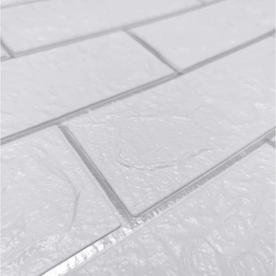 Панель стінова 100-3 3Д 700*770*3мм WHITE+SILVER - фото 2