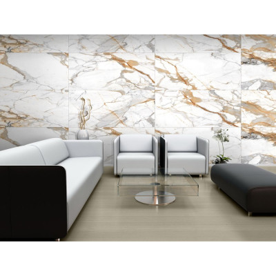 Плитка керамограніт Almera Ceramica-2 Carve Statuario Pacific 60х120 см