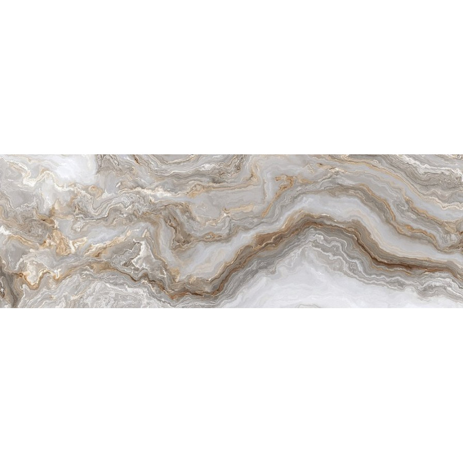 Плитка Ceramica Deseo Arabesque Grey Dark 30х90 см - фото 1