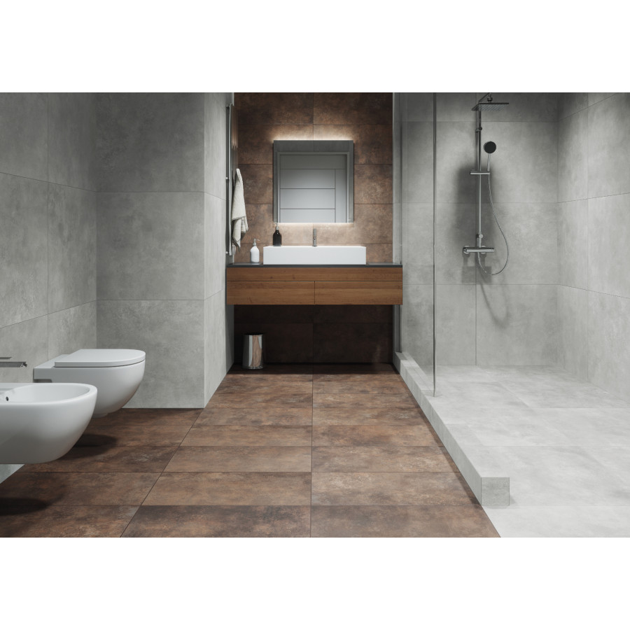 Плитка керамогранит Cerrad Podloga Apenino Gris Lapp Rect 29,7x59,7 см - фото 3