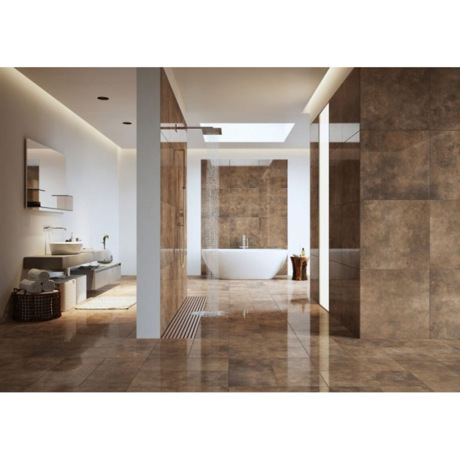 Плитка керамогранит Cerrad Podloga Apenino Rust Lapp Rect 597x597x8,5 см - фото 2