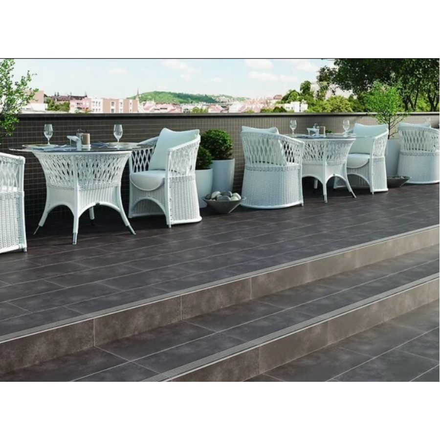 Плитка керамогранитная Cersanit City Squares Anthracite 298x598x8,5 - фото 2