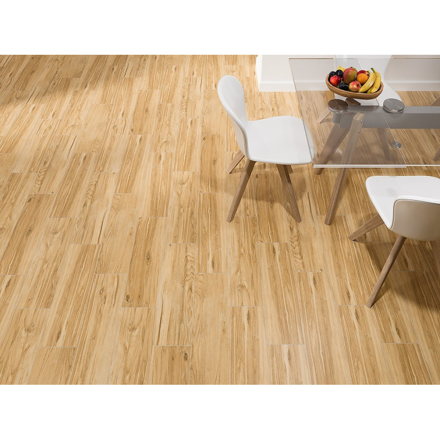 Плитка керамограніт Cersanit Aspenwood Beige 18,5x59,8 см - фото 3