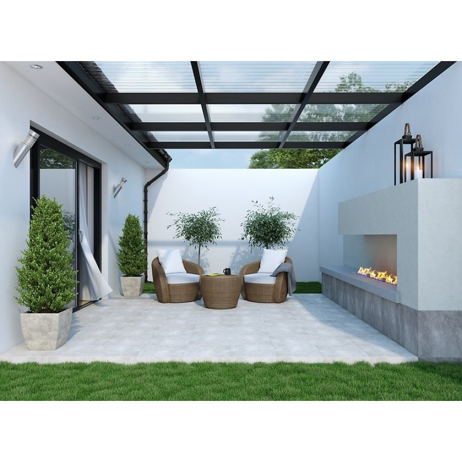 Плитка керамогранит Cersanit Eterno G407 Graphite 42x42 см - фото 3