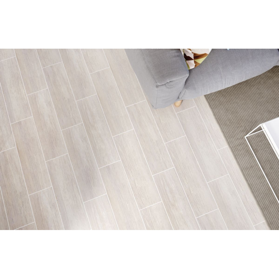 Плитка керамогранитная Cersanit Finwood White 185x598x8 см - фото 3