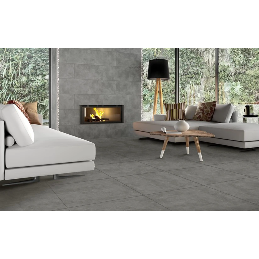 Плитка керамогранитная Cersanit GPTU 603 Grey 593x593x8 см - фото 2