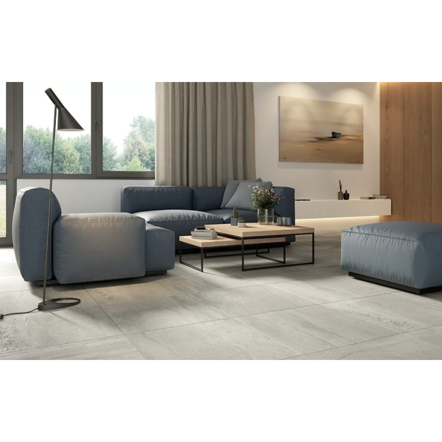 Плитка керамогранитная Cersanit GPTU 604 Light Grey 593x593x8 - фото 3