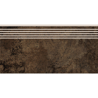 Плитка ступенька Cersanit Lukas Brown Steptread 29,8x59,8 см