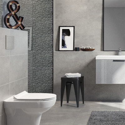 Плитка керамограніт Cersanit Normandie Dark Grey 29,7x59,8 см