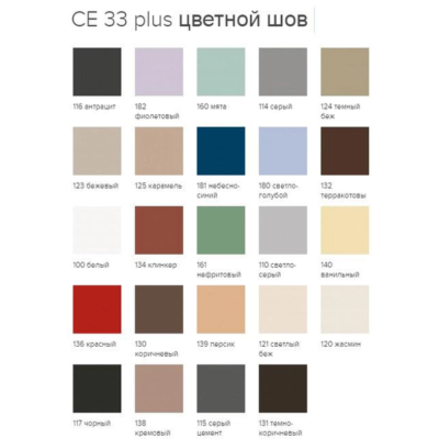 Затирка для швов Ceresit CE 33 Plus Черный 2кг