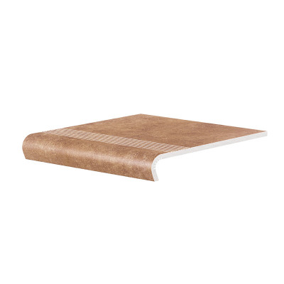 Плитка ступень с капиносом Cerrad V-shape Cottage Curry 320-50x300x9