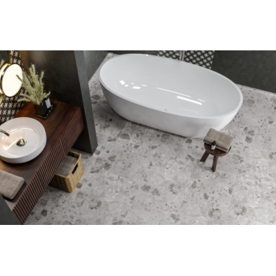 Плитка керамогранітна Golden Tile Ambra сірий RECT 600x600x10