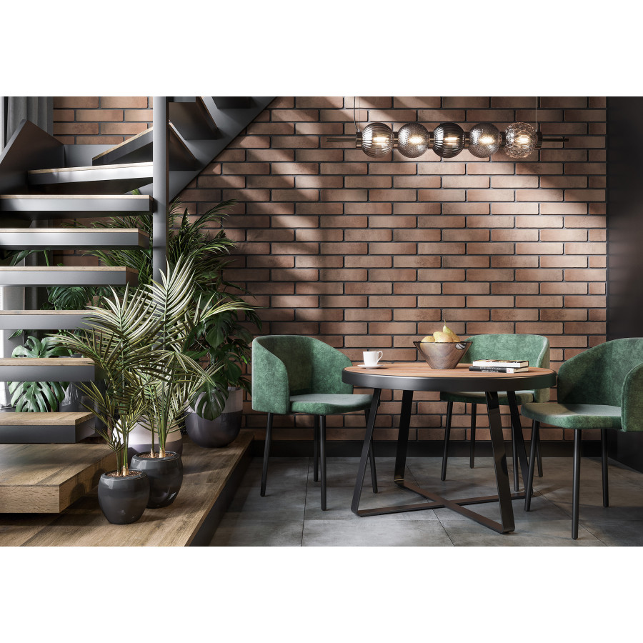 Плитка Golden Tile Chester BrickStyle 250x60x6 Оранжевый 5SР02 - фото 3