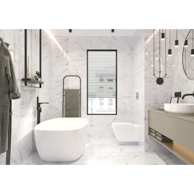 Плитка Golden Tile Marmo Bianco Білий G70051 30x60 см