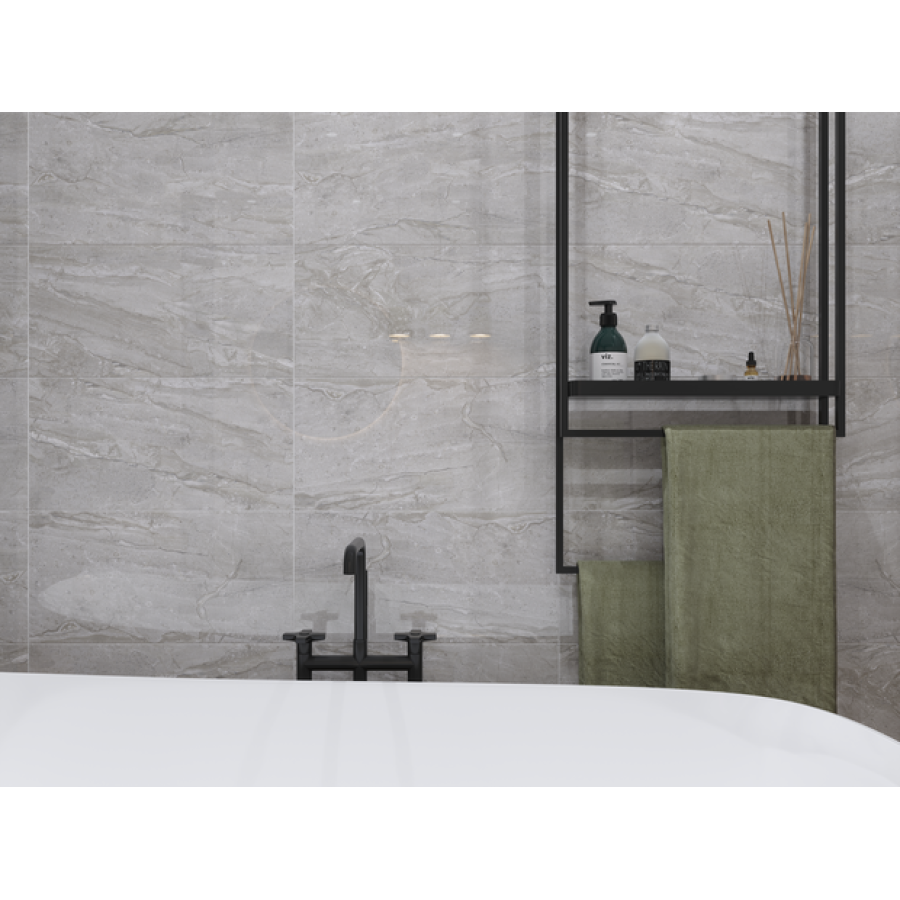 Плитка Golden Tile Marmo Milano Серый 8М2061 30x60 см - фото 8