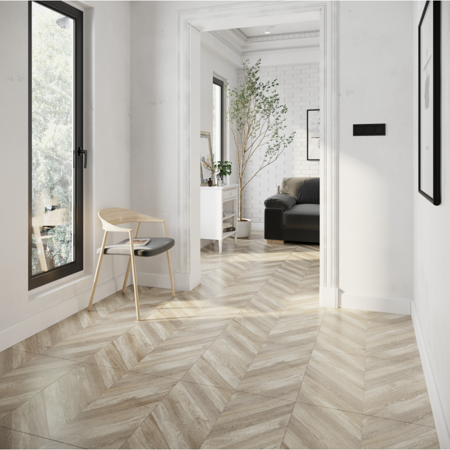 Плитка Golden Tile Parquet бежевый L61510 60,7х60,7 - фото 2