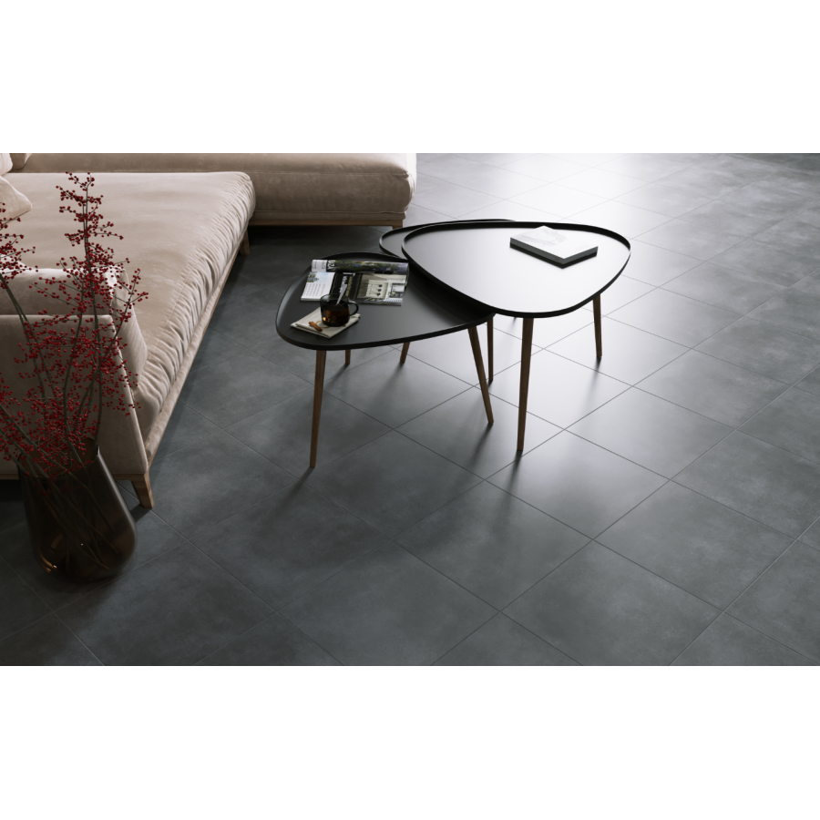 Плитка керамогранитная Lofty серый 400x400x8 Golden Tile - фото 2
