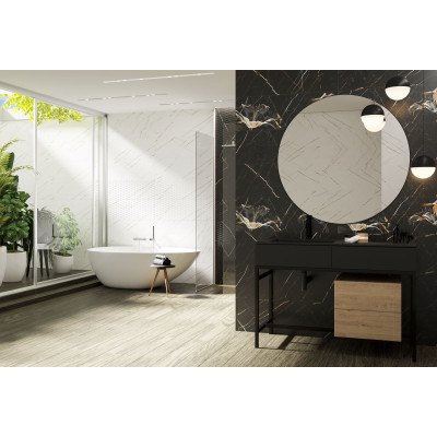 Плитка Intercerama Dark marble стіна сірий світлий 3090 210 071 30*90 см